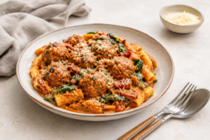 Toscaanse-gehaktballetjes-in-romige-tomatensaus